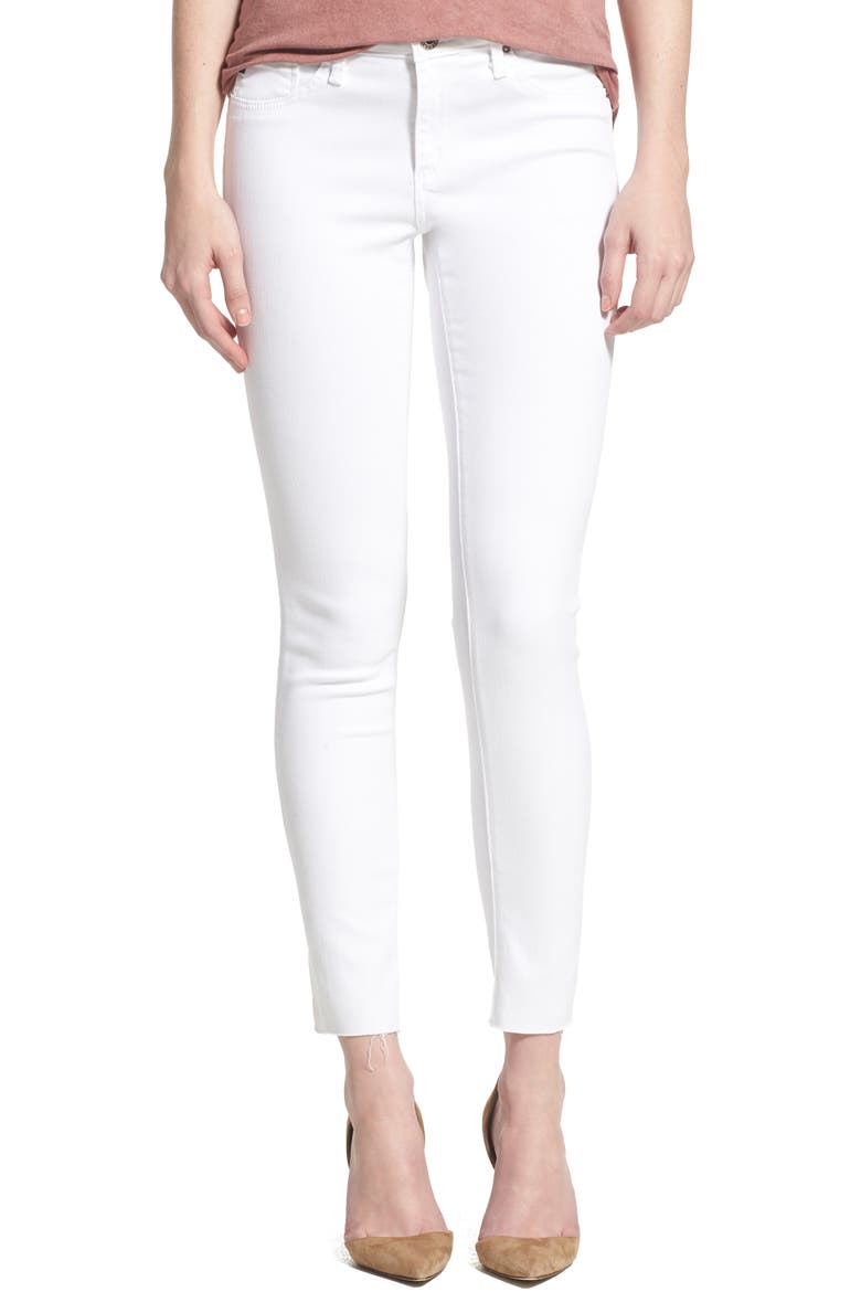 'The Legging' Cutoff Ankle Skinny Jeans, Main, color, WHIT