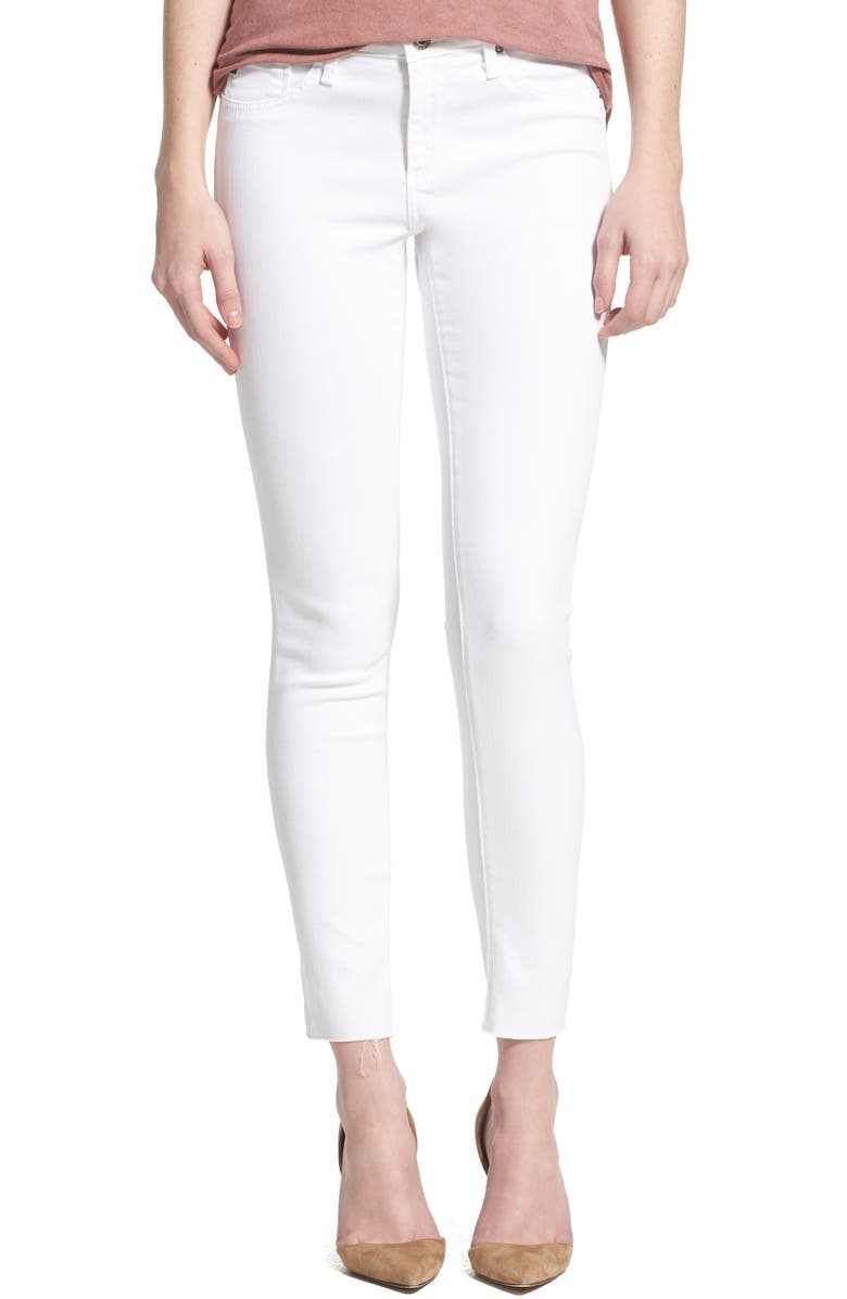 AG 'The Legging' Cutoff Ankle Skinny Jeans, Main, color, Whit