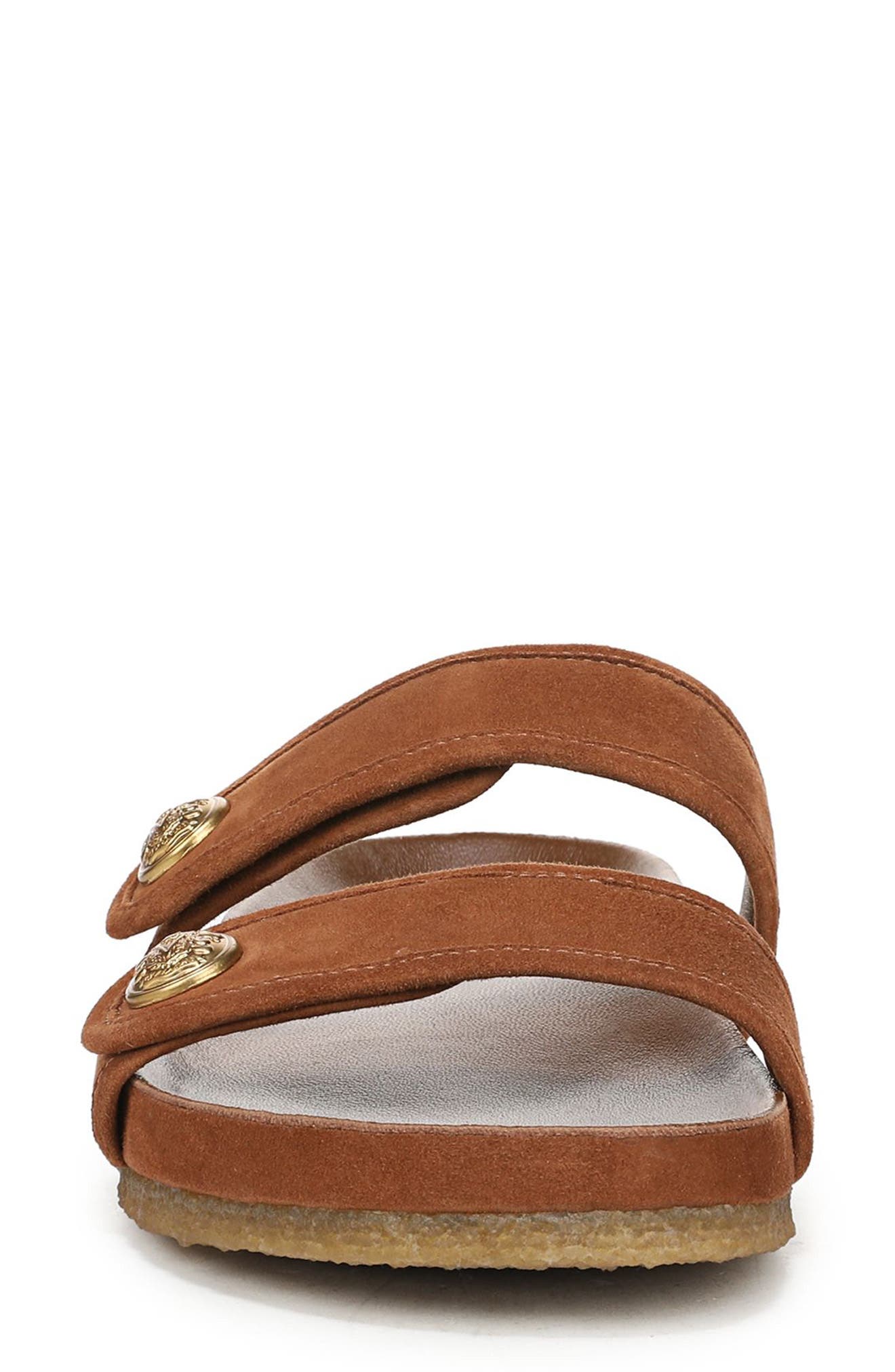 Percey Slide Sandal, Alternate, color, HAZELWOOD