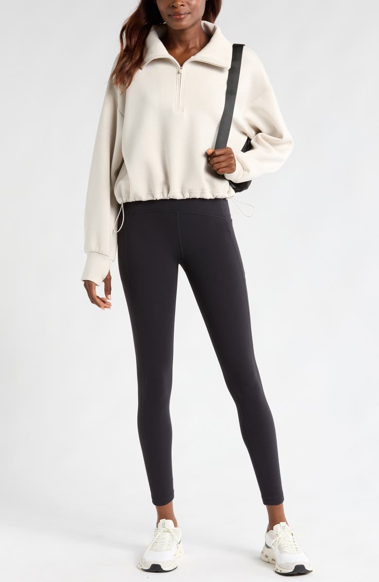Soft Modal Blend Half Zip Pullover
