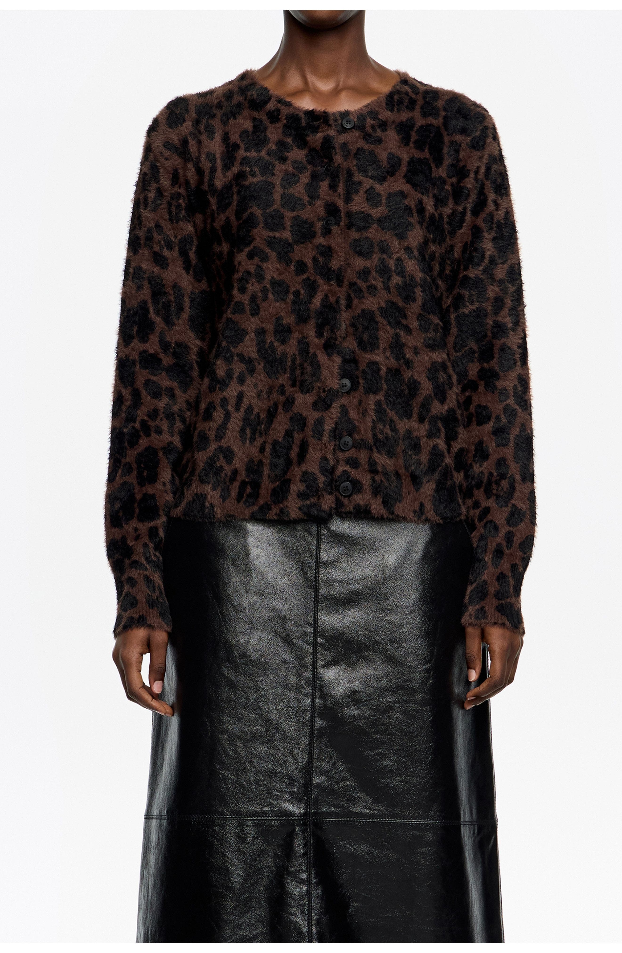Fur Fitted Cardigan - image 3