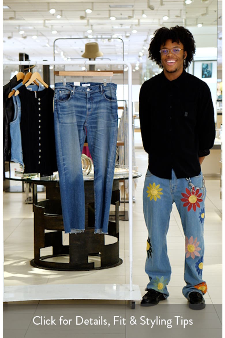 Hammels Raw Hem Slim Straight Leg Jeans video