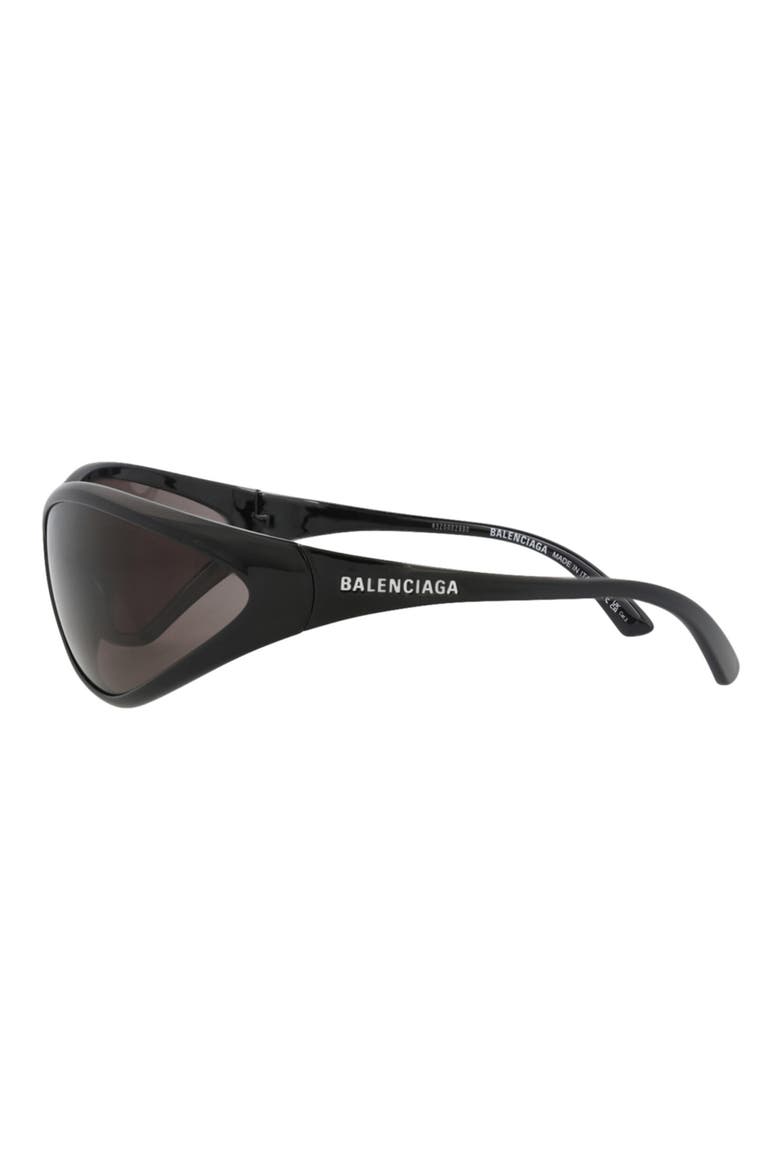 83mm Oval Sunglasses, Alternate, color, BLACK BLACK GREY