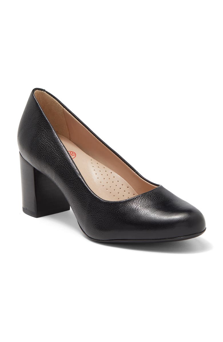 Marc Joseph New York MIdtown Pump, Main, color, Black Napa Soft