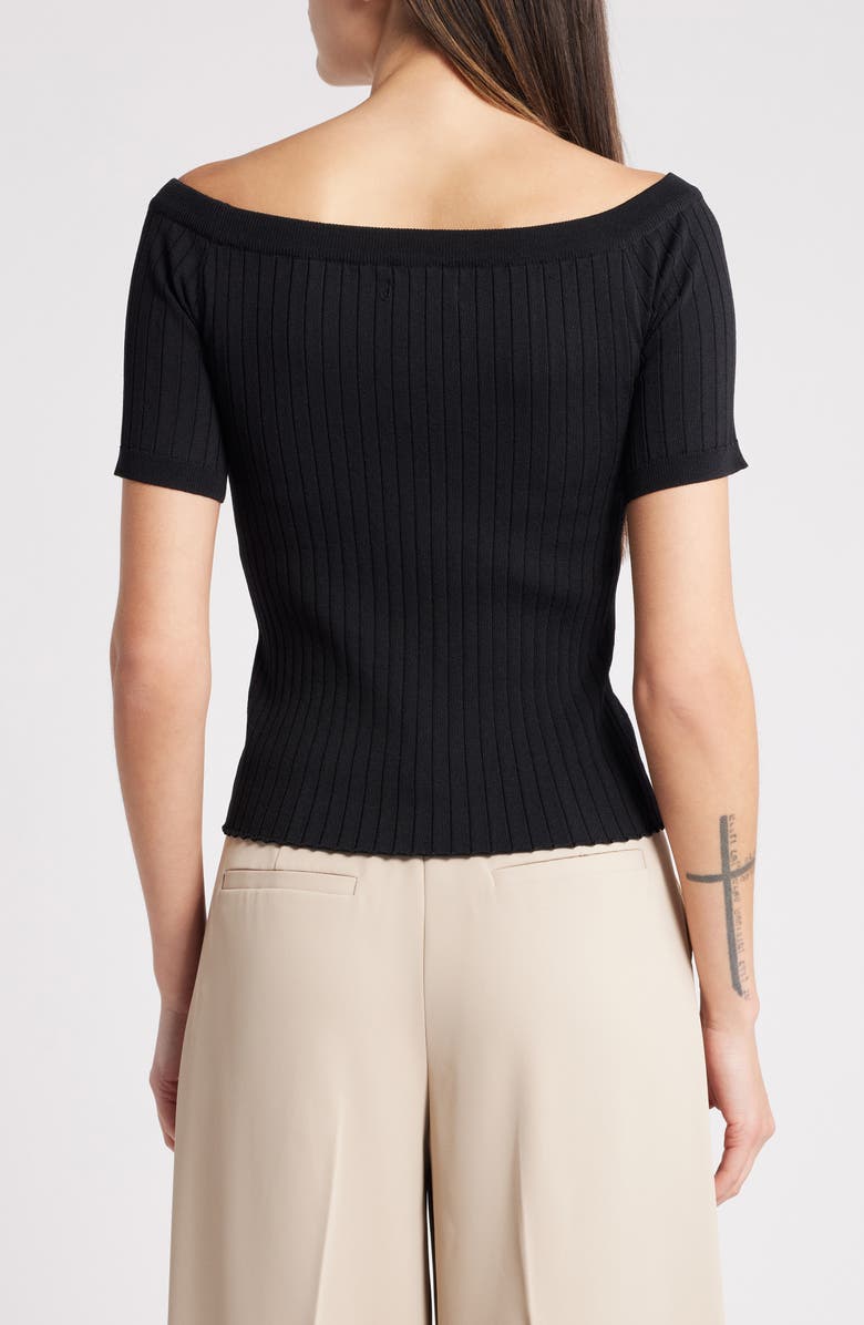 RUE SOPHIE Maur Off the Shoulder Rib Top, Alternate, color,