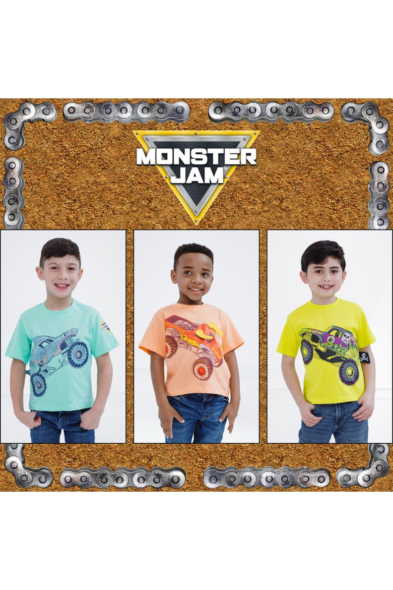 3D Novelty Short Sleeve T-Shirt, Alternate, color, Aqua Megalodon