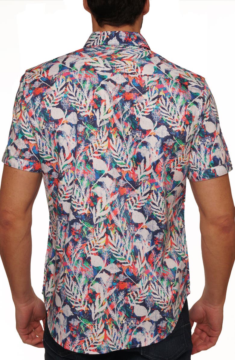 Robert Graham Quindell Short Sleeve Button Up Shirt, Alternate, color,
