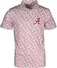 GARB Youth Garb White Alabama Crimson Tide Earnest Allover Print Polo