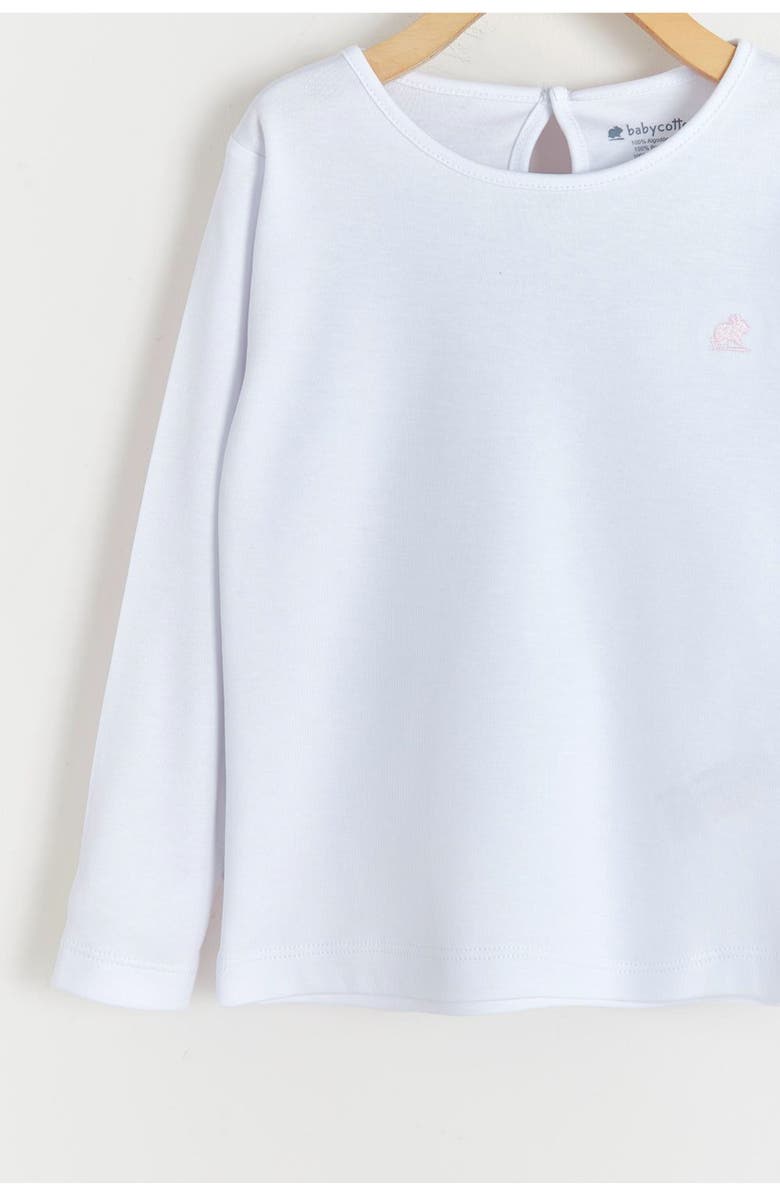 Babycottons Premium Peruvian Pima Cotton Tunic Long Sleeve Top For Infant, Alternate, color, 