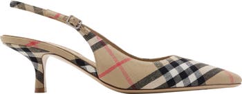 【関税込み】BURBERRY Slingback check 8592A3A0-4938-44B5-B941-