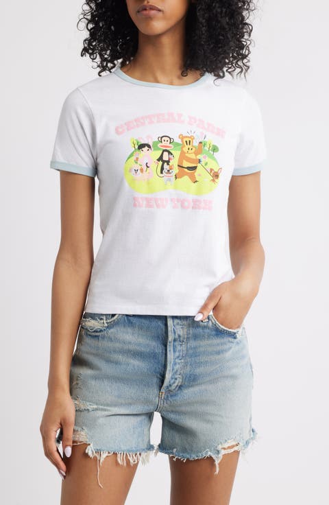 Paul Frank™ Central Park Cotton Graphic T-Shirt