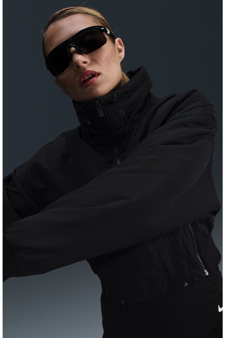 Sportswear Collection Repel Jacket, Alternate, color, BLACK/ WHITE