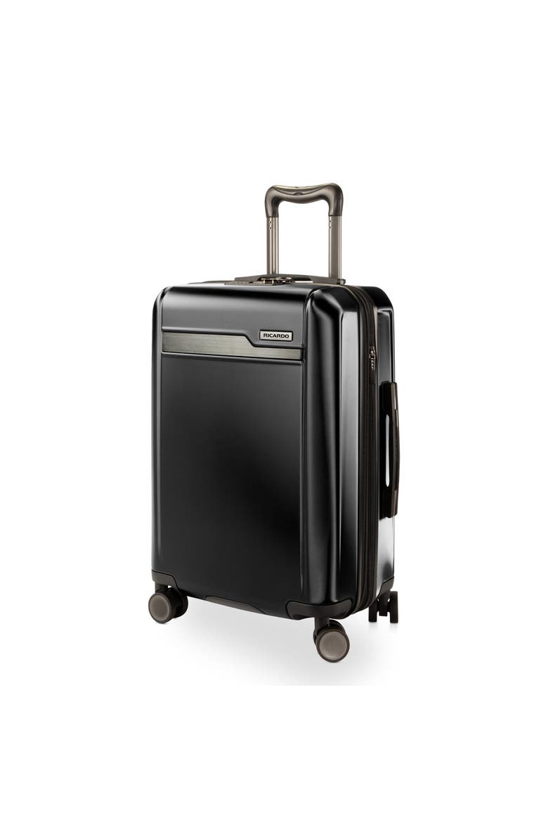 Brentwood Hardside 21" Expandable Carry-on Luggage, Main, color, Onyx