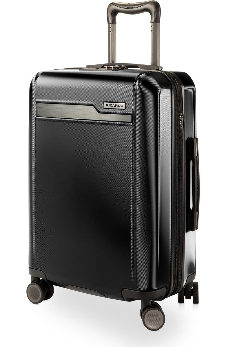 Ricardo Beverly Hills Brentwood Hardside 21" Expandable Carry-on Luggage, Main, color, Onyx