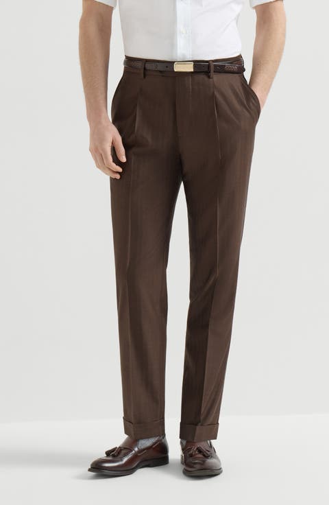 Virgin wool trousers