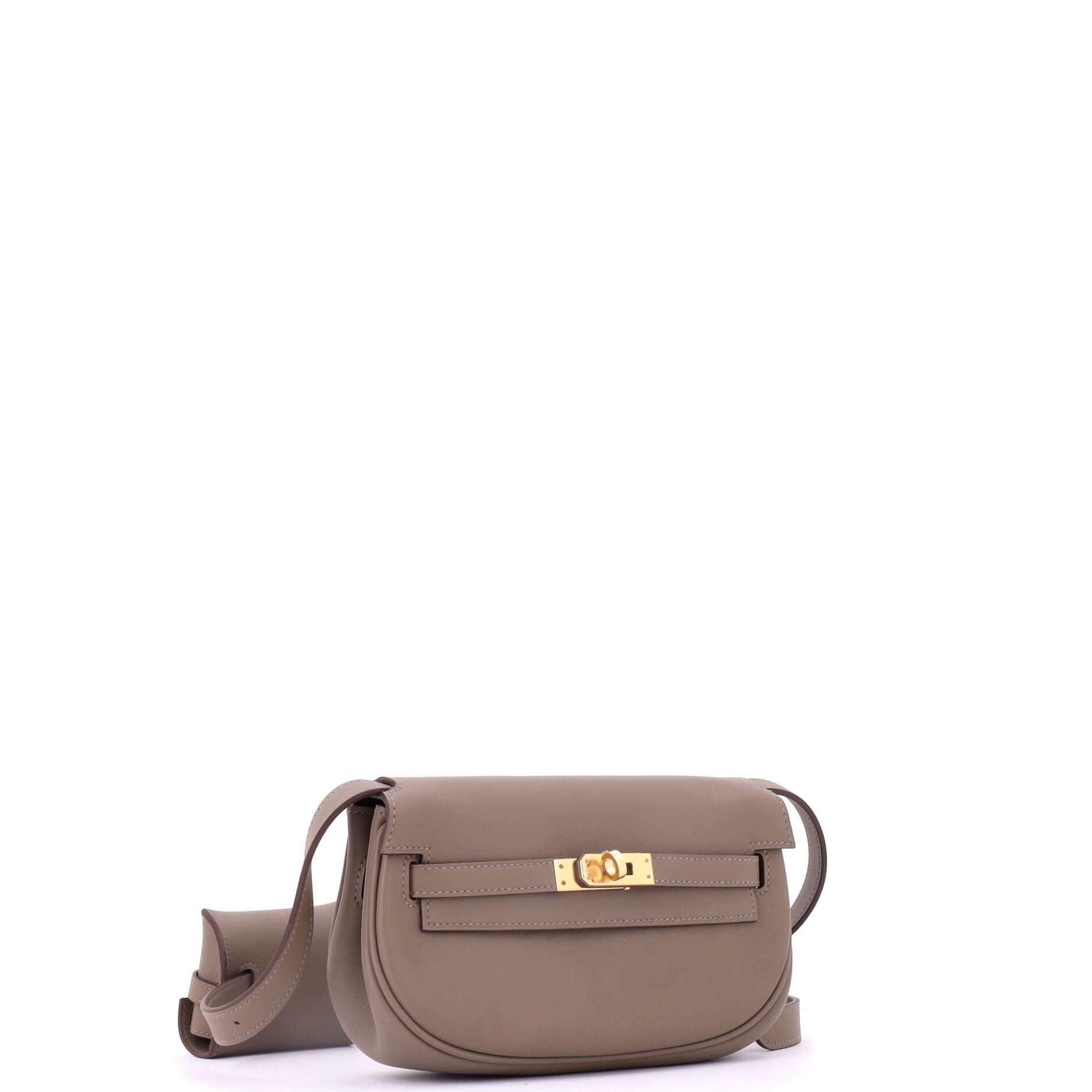 Pre-Owned Hermes Kelly Moove Bag Swift, Alternate, color, Etoupe