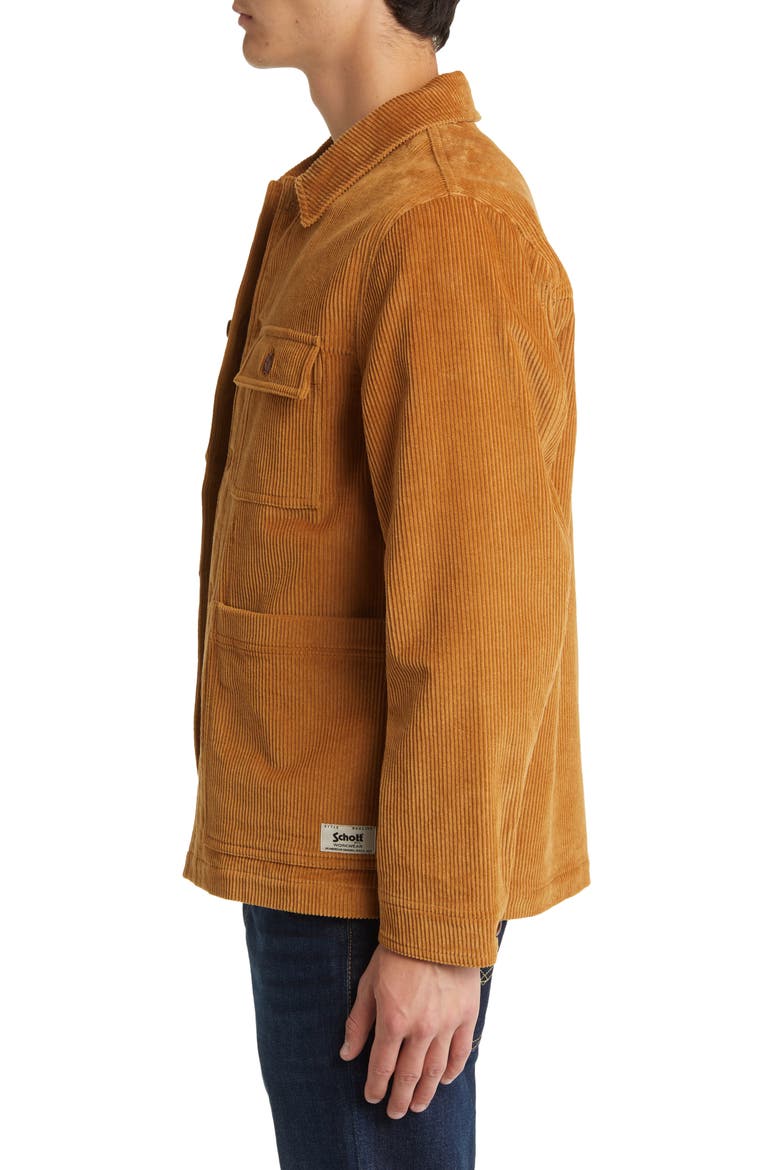 Corduroy Chore Jacket, Alternate, color, TOBACCO