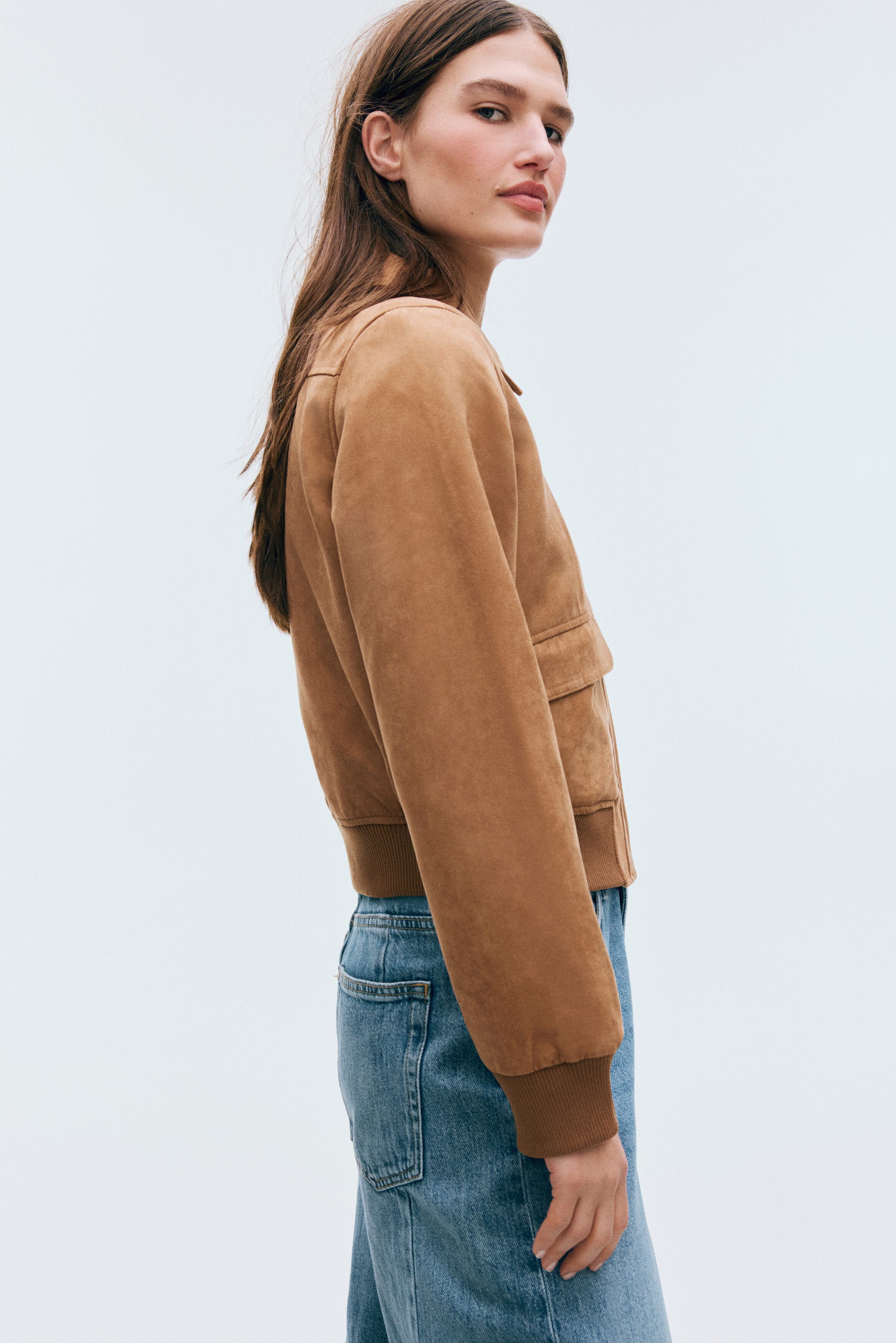 Collared Bomber Jacket - image 2