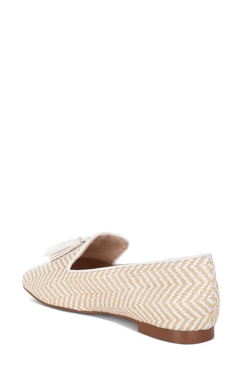 Rag & Co Dara Tassel Driving Loafer In Beige
