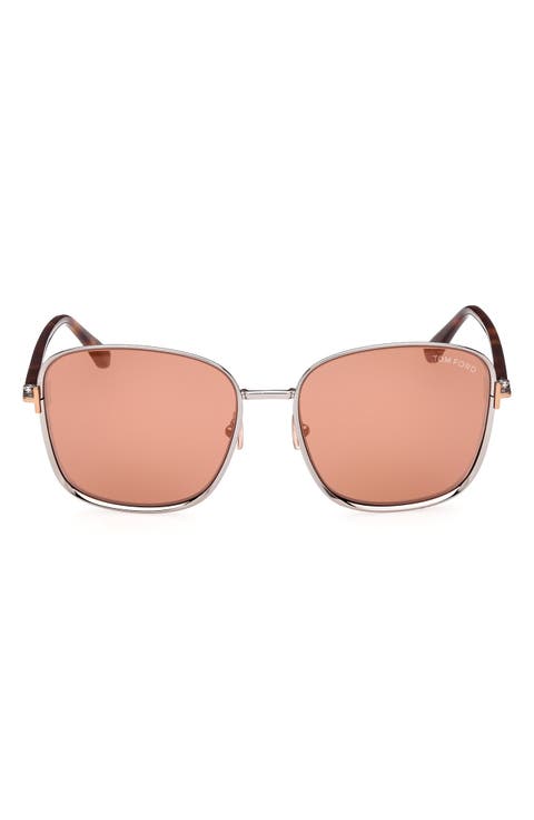 Fern 57mm Square Sunglasses