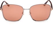 TOM FORD Fern 57mm Square Sunglasses