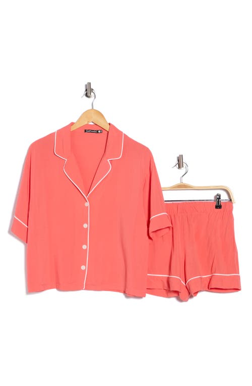 Tart Kine Short Sleeve Pajamas Set In Pink