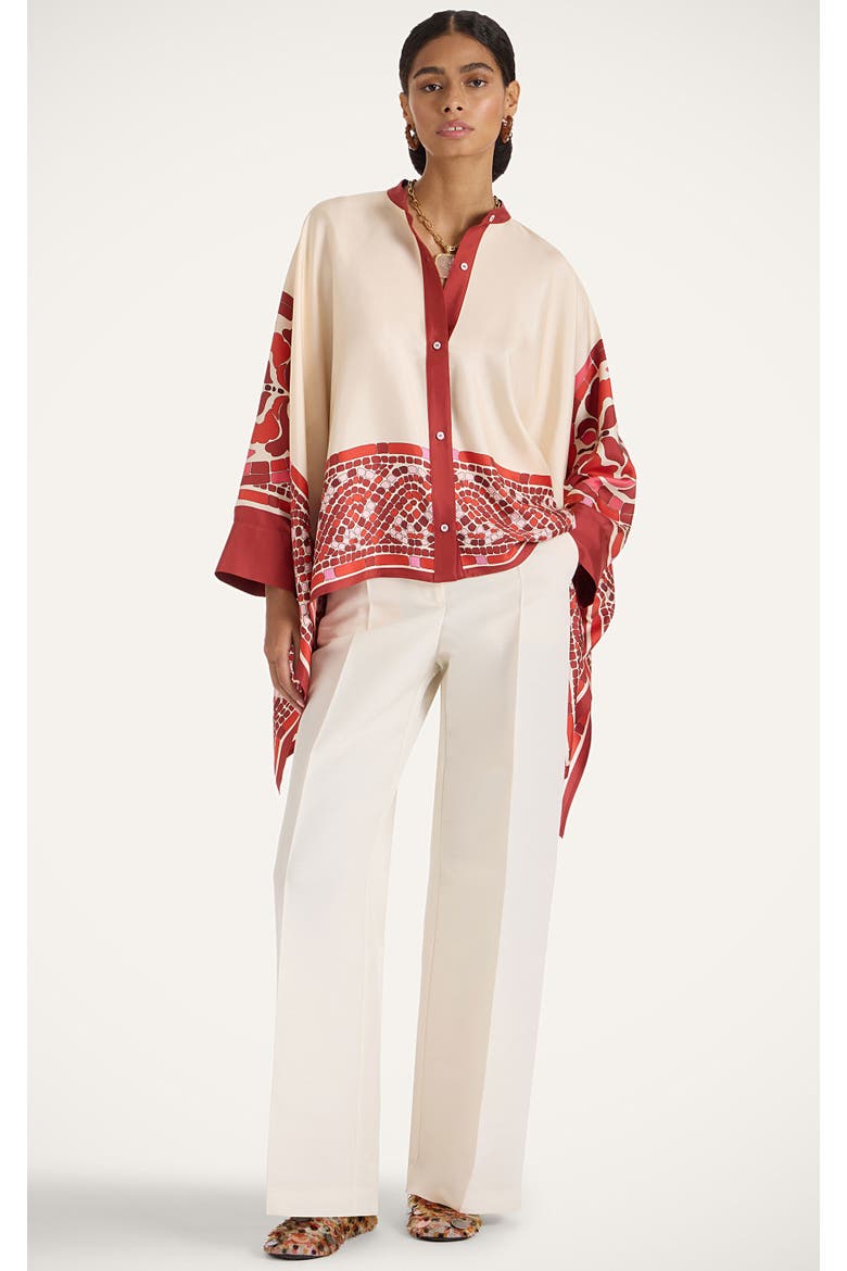 Foulard Shirt, Alternate, color, Regalia Placée Red