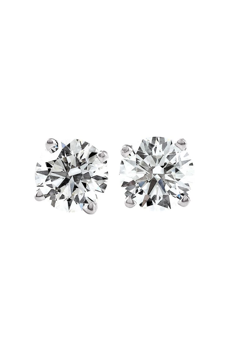 Bliss Diamond 1/4 Ct Diamond Screw Back Studs 14k Gold Lab Grown Eco Friendly, Main, color, 14K White Gold