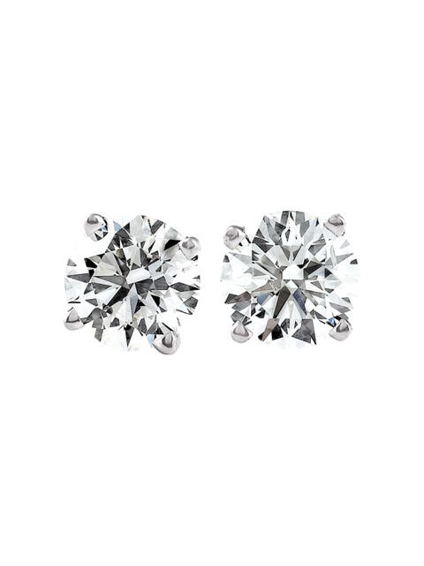 1/4 Ct Diamond Screw Back Studs 14k Gold Lab Grown Eco Friendly