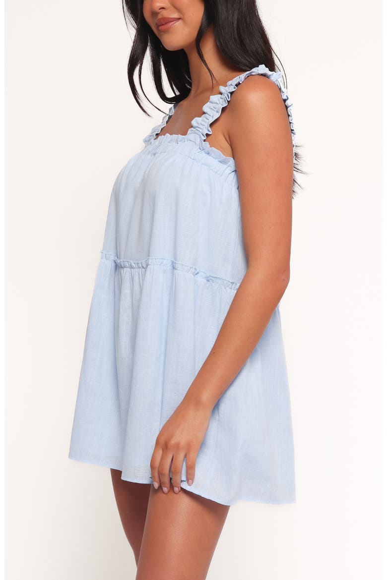 Elena Sleeveless Cotton Sundress, Alternate, color, LIGHT BLUE