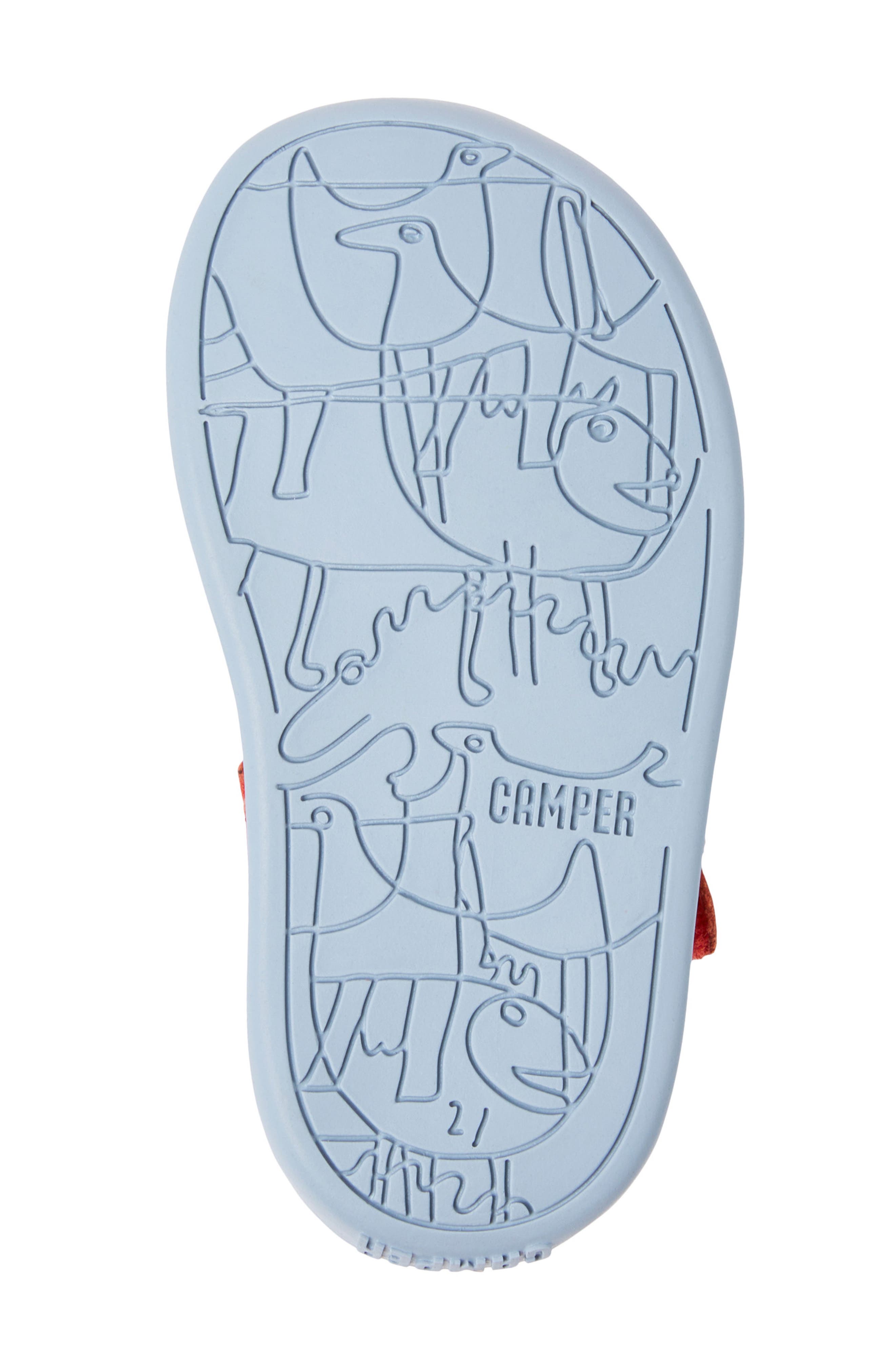 Camper Kids' Bicho Fisherman Sandal, Alternate, color, 
