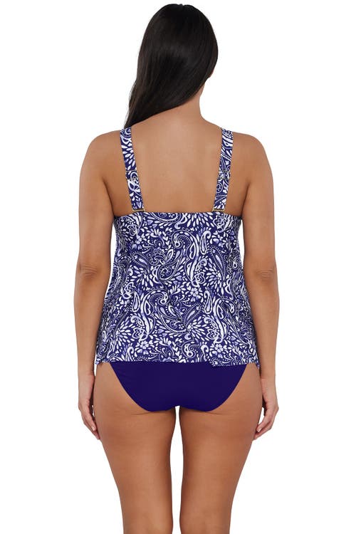 Sunsets Escape Sadie Tankini Swimsuit Top In Marina