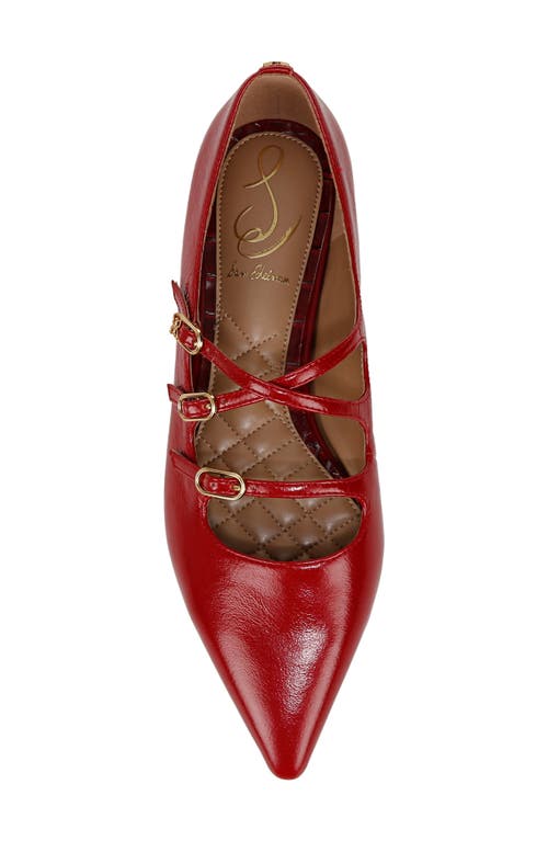 Sam Edelman Cass Flats Deep Scarlet In Red