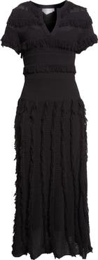 Max Mara Grazia Fringe Sweater Dress