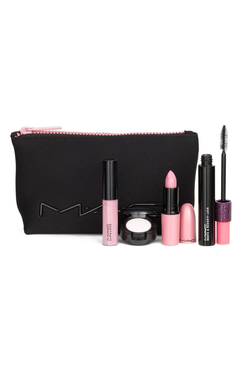 MAC Cosmetics MAC 'Look in a Box - Fun and Flirty' Pink Lip & Eye Kit, Main, color, 