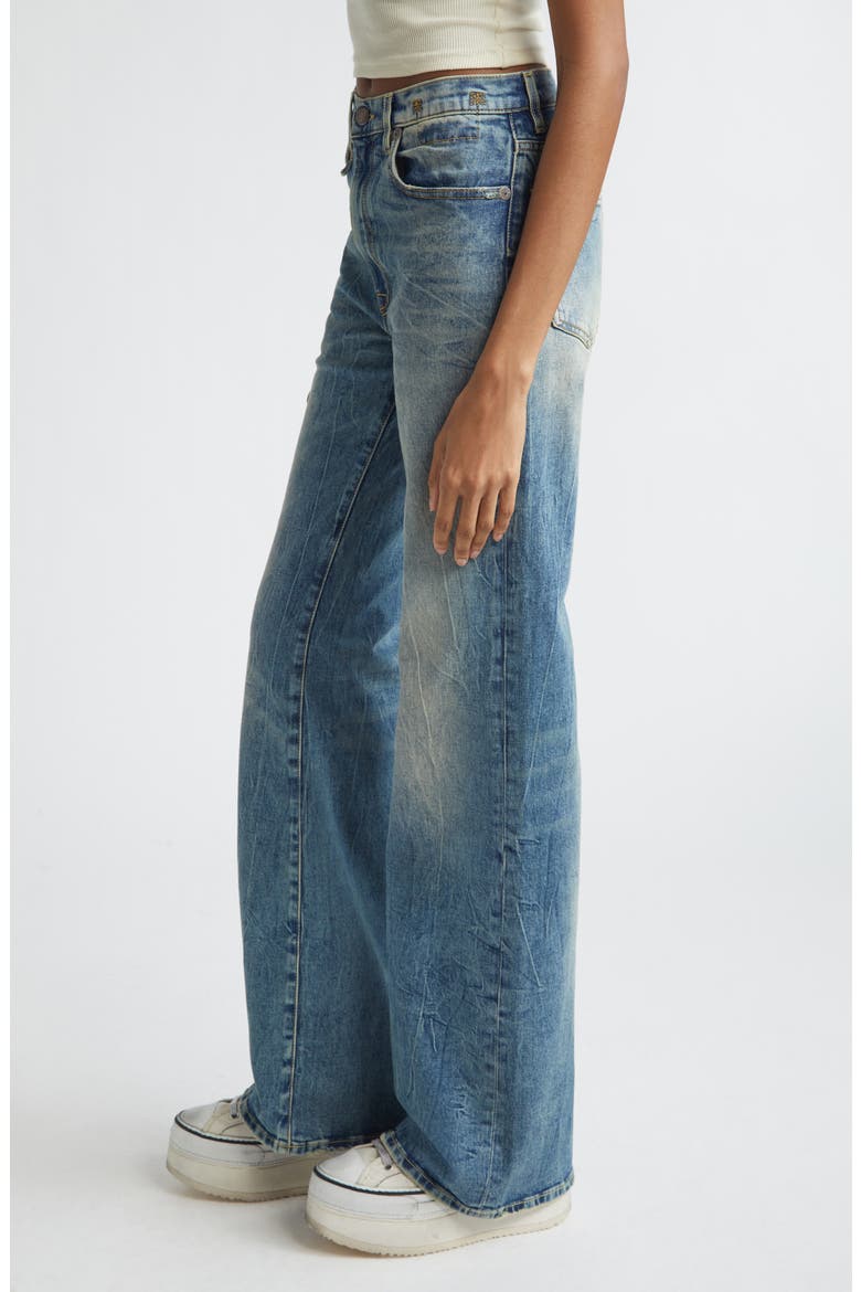 Jane Flare Leg Jeans, Alternate, color, KELLY STRETCH
