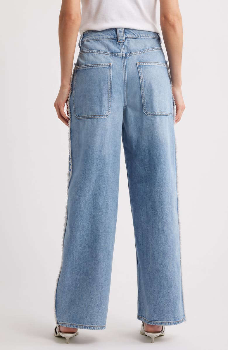 & Other Stories Fringe Wide Leg Jeans, Alternate, color,