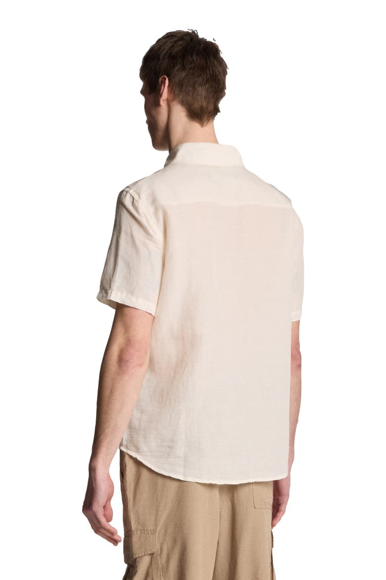 Hemp Short Sleeve Shirt, Alternate, color, Natural