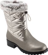 Trotters Bryce Faux Fur Trim Winter Boot