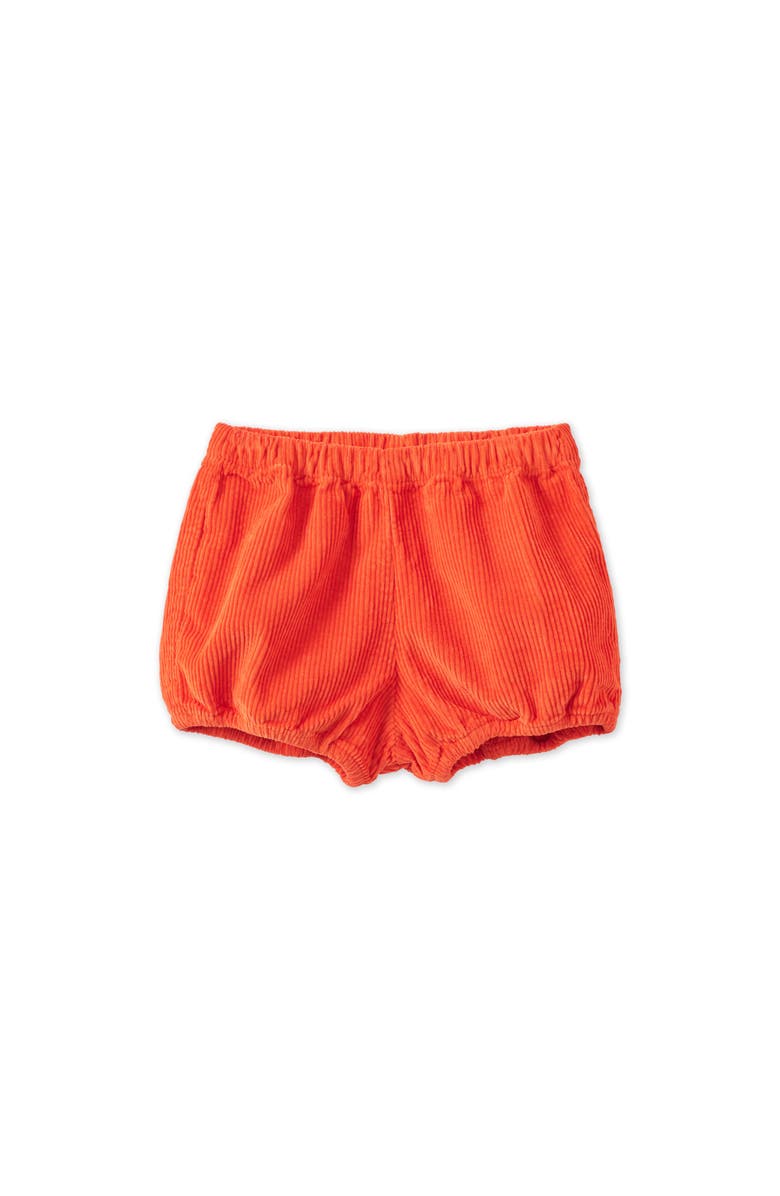 Vild House of Little Organic Cotton Corduroy Bloomers, Main, color, Dark Coral