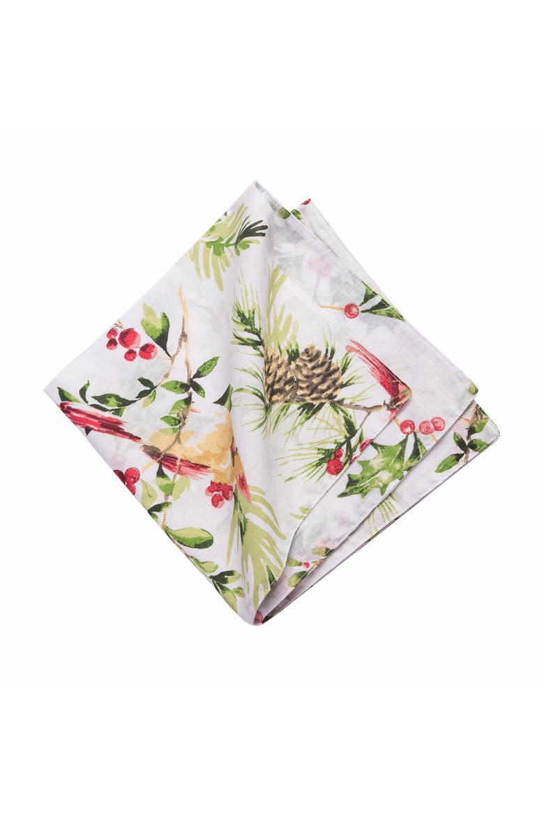 Ruby Cardinal Napkins, Set of 6, Alternate, color, Yellow