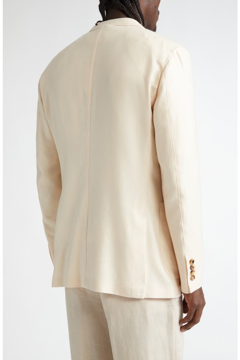 Couture Cashmere, Silk & Linen Sport Coat, Alternate, color, LIGHT BEIGE