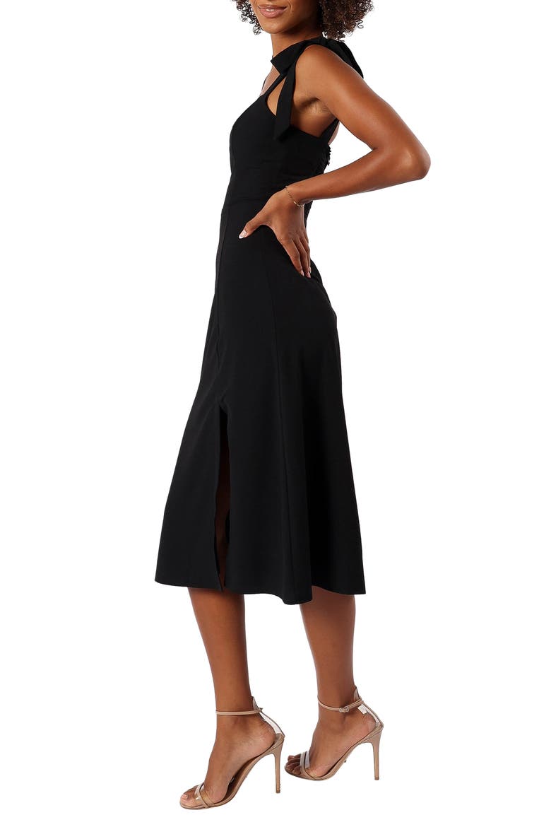 Laurel A-Line Dress, Alternate, color, BLACK