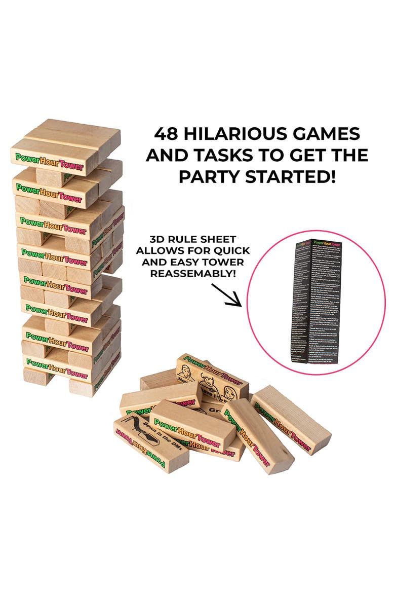 Stacking Party Game, Alternate, color, Multicolored