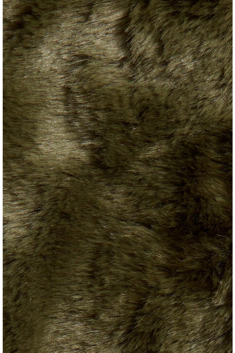 Cuddle Up Faux Fur Throw Blanket, Alternate, color, GREEN CYPRESS