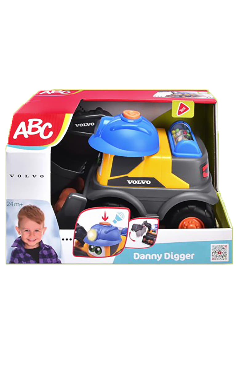 Dickie Toys Abc Volvo Danny Digger, Alternate, color, Multicolored