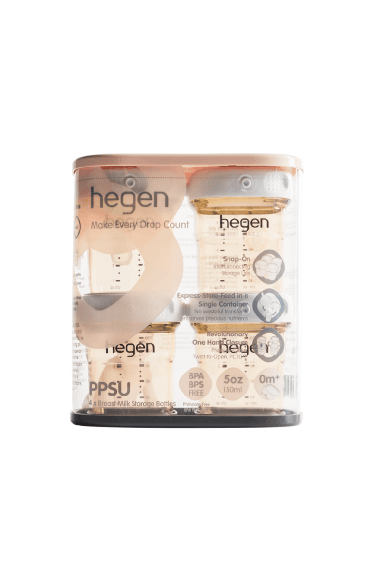 HEGEN PCTO 4-Pack 5 oz. Breast Milk Storage, Alternate, color, Clear