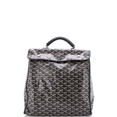 Saint Leger Briefcase Backpack Coated Canvas