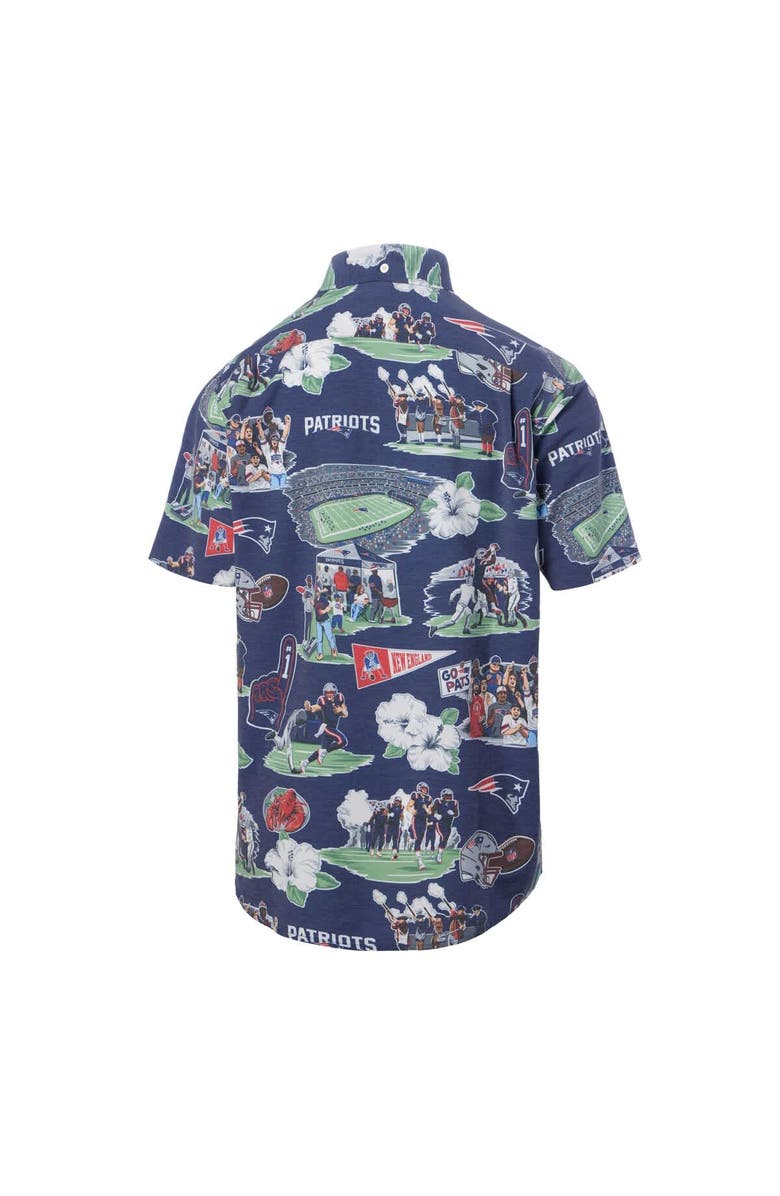Reyn Spooner Men's Reyn Spooner Navy New England Patriots Scenic Button-Down Shirt, Alternate, color, Navy