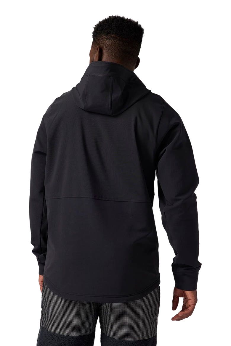 Destination Softshell Fleece Hoodie - Men's, Main, color, Black